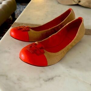 Size 8 Tory Burch Reva flats